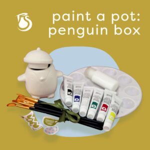 Paint a Pot: Penguin Box